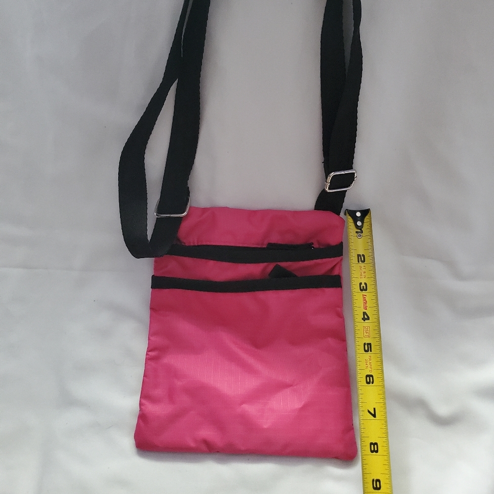 Small pink handbag